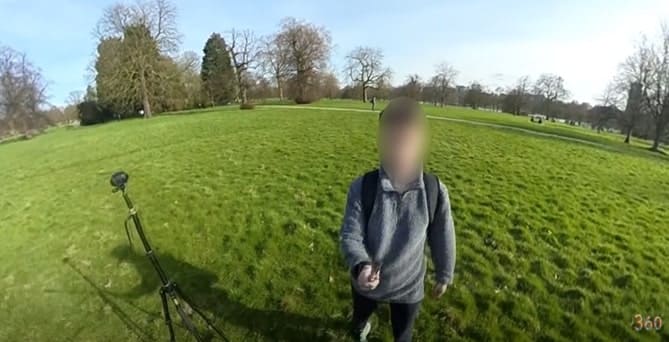 can use an invisible selfie stick feature with GoPro Hero 9