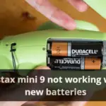 instax mini 9 not working with new batteries