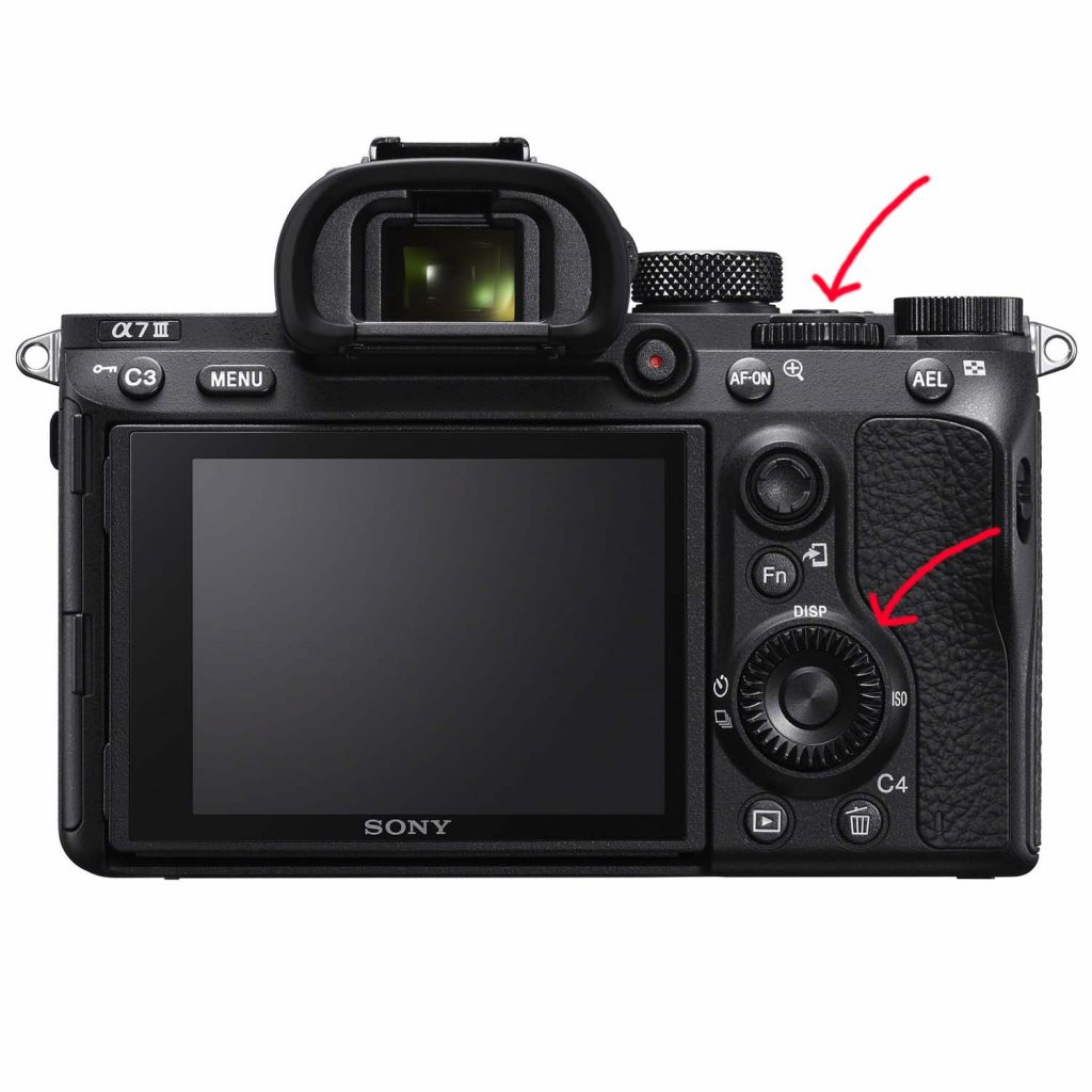 how to change shutter speed on sony a7iii