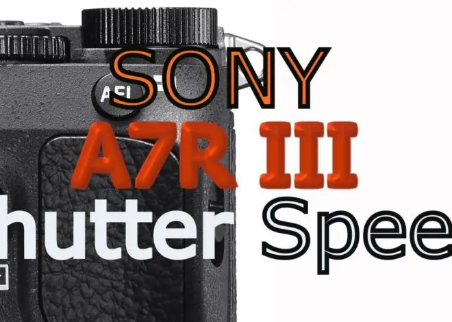 How to change shutter speed on sony a7iii?