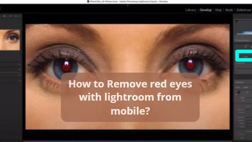 Remove red eyes lightroom mobile: detailed guide